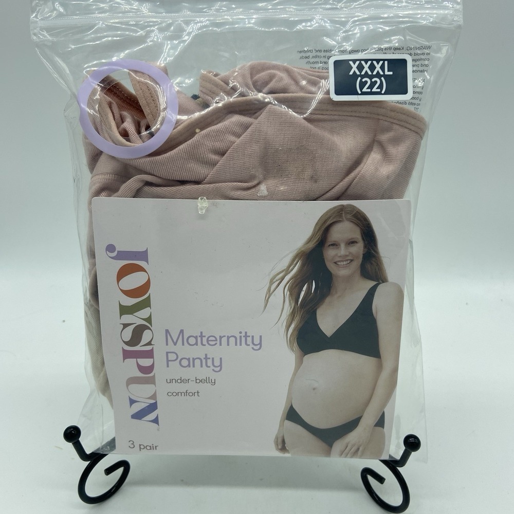JOYSPUN‎ Maternity Under-Belly Panty Underwear Size XXXL 22 3-Pair NEW
